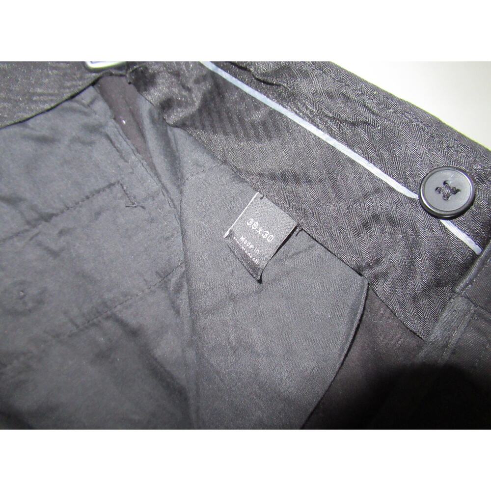 Apt 9 modern fit black dress pants - Picture 3 of 4